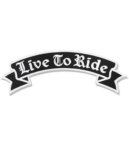 Amazon.co.jp: 大きな刺繍アイロンワッペン【FREE BIKER・自由なバイク